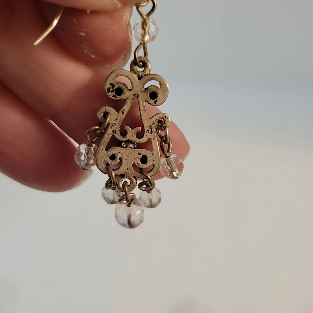 Chandelier Earrings Wire Hook Pierced